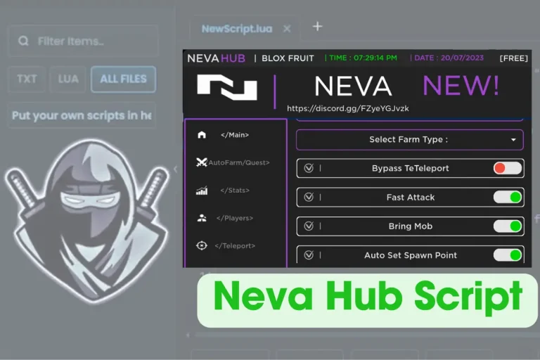 Neva Hub Script Blox Fruits Free Download July 2024